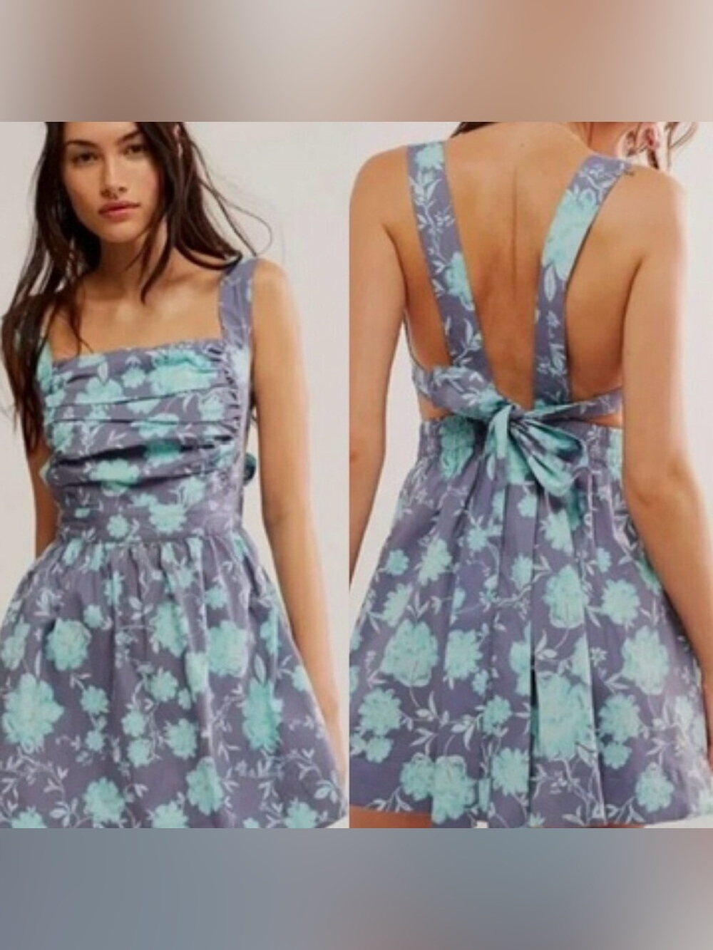 NWOT Free People Meet Me in Maui Sleeveless Mini Dress